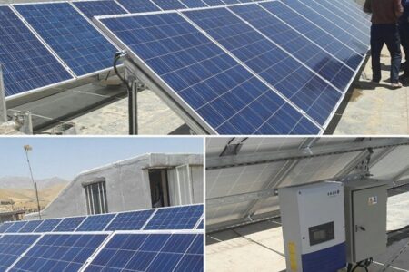 افتتاح نیروگاه خورشیدی ۵ کیلوواتی متصل به شبکه در پیرانشهر