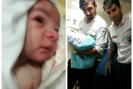 تولد نوزاد عجول در آمبولانس اورژانس پیرانشهر
