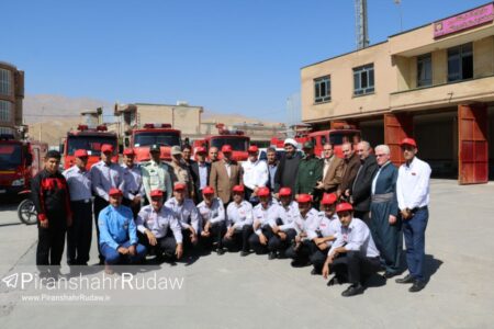 افزایش حوادث عملیاتی ایستگاه آتش نشانی پیرانشهر نسبت به سال ۹۶