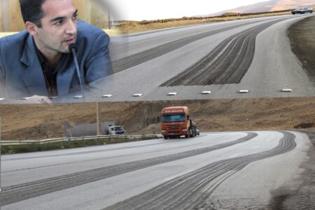 واکنش اداره راه و ترابری پیرانشهر به گزارش خبرنگار کرد پرس در مورد شیارهای جاده پیرانشهر- نقده