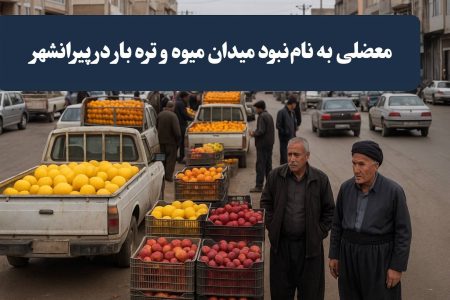 معضلی به نام نبود میدان میوه و تره‌بار در پیرانشهر تا عدم ساماندهی وانت های میوه فروش
