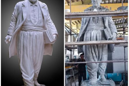 تندیس ماموستا ههژار آماده نصب شد