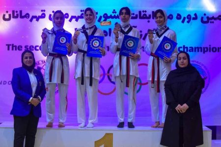 اوین شمس‌ بانوی تکواندوی پیرانشهری مقام سوم مسابقات‌ قهرمان‌ قهرمانان را‌ تصاحب‌ کرد