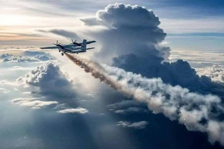 پنجمین پرواز بارورسازی ابرها در حوضه آبریز دریاچه ارومیه